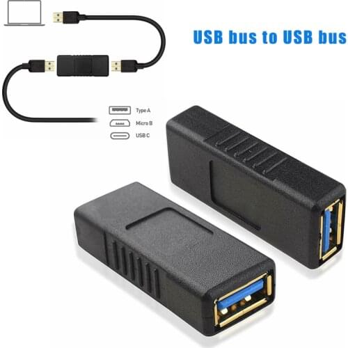 USB-A Female to USB-A Female Adapter USB 3.0 Double Female Adapter DJA99