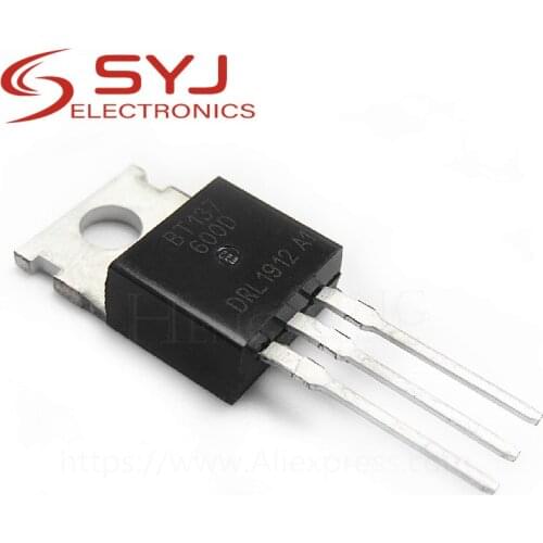 10pcs/lot BT137-600E BT137-600D BT137-600 BT137 TO-220 600v 8A In Stock