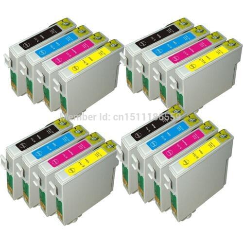 16 Compatible T0711-714 INK CARTRIDGES FOR EPSON STYLUS SX100 SX105 SX110 SX115 SX200 PRINTER