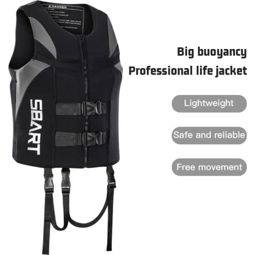 2021 Outdoor rafting Neoprene Life Jacket life jacket vest for adult swimming snorkeling wear fishing Kayaking boating suit