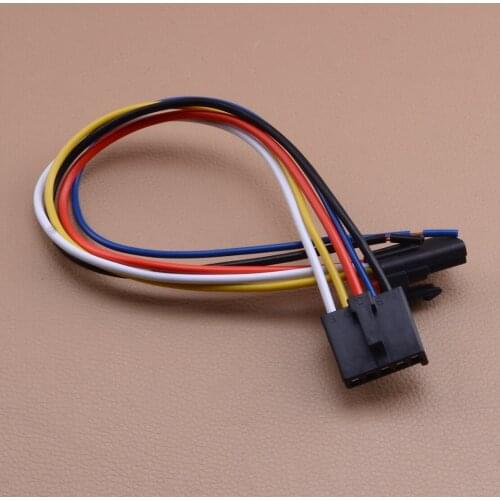 52409643 5 & 2 Wire Pigtail Blower Motor Resistor Harness Fit For Buick Rainier Cadillac Escalade Chevrolet Avalanche 1500