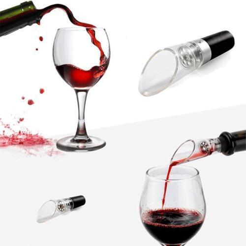 Wine Aerator Superior Quality Decanter Red Wine Pourer Pour Bottle Cork Decanter Pourer Portable Bar Tool Kitchen Accessories