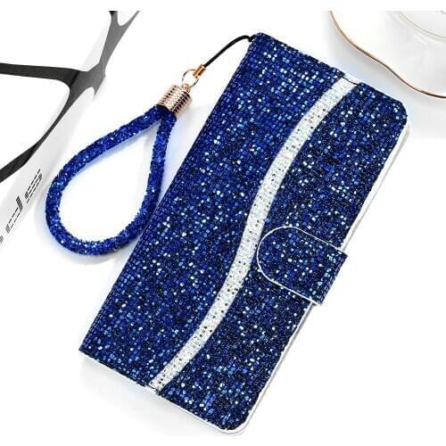 Bling Sequins Glitter Leather Coque for Samsung S20 FE Case Samsung Galaxy S20 Fan Edition Flip Cover Funda S20FE SM-G781 G785