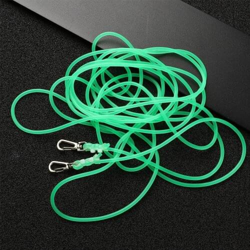 5/8/10m Random Color Elastic Rubber Fishing Line Solid Rope-missed Pole Retaining Pole Thick Fishing Lanyards Rope Accessories