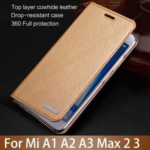 Flip Phone Case For Xiaomi Mi A1 A2 Lite A3 lite For Max 2 3 Mix 2s 3 Poco F1 Y3 Case Crocodile Texture Leather buckle Cover