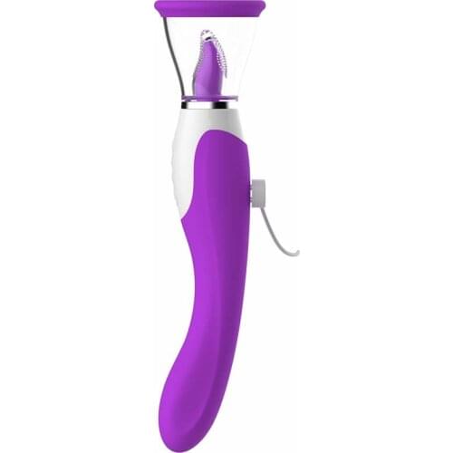 AICOOZ Clit Sucking Toy for Women Masturbators G-Spot Massager Vibrating Tongue Vibrator Nipple Lick Vagina Sucking Clitoris Hot