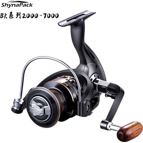 Metal coil Spool Spinning Fishing Reel 5.2:1 Gear ratio 12+1BB 8KG Max Carbon Drag High Speed reel Saltwater Carp Fishing Pesca