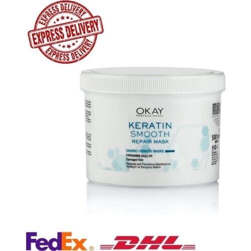 Keratin mask smooth repair, 500ml Strong and Shiny Hair FAST DELIVERY