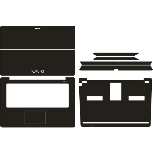 Carbon fiber Vinyl Skin Stickers Cover guard For Sony Fit 15A Flip SVF15N26CXB SVF15N190X SVF15N28PXB SVF15N17XB SVF15NB1GL