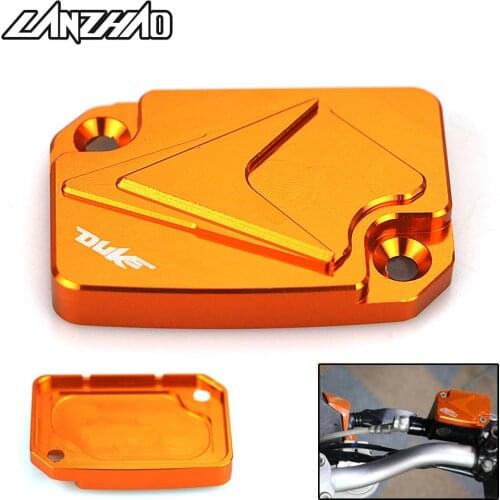 Orange Motorcycle Front Brake Reservoir Fluid Tank Cover CNC Aluminum Modified Accessories for KTM Duke 250 390 2017 2018 2019