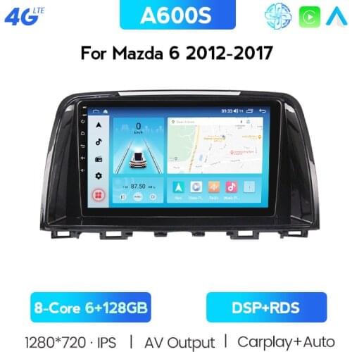 With Carplay Support BOSE IPS/QLED 2.5D Screen Car Gps Multimedia Radio Navigation Player For Mazda 6 Atenza 2012-2014,2015,2016