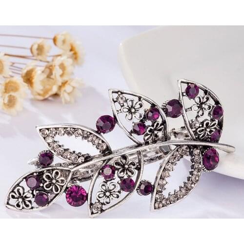 Korean Trendy Version Alloy Hairpins for Womens Crystal Cute Black Bow Hair Accessories Hair Clip Ornaments Barrettes