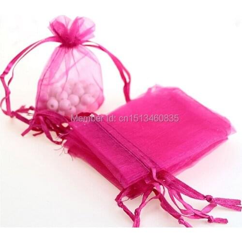 100pcs/lot free shipping organza gift bags&pouch, for wedding gift,jade packaging,Various colors,size customized,wholesale