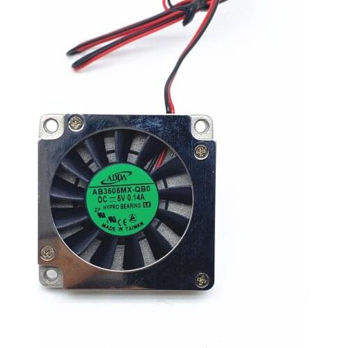 ADDA AB3505MX-QB0 3507 35MM Note book fan Laptop Blower Fan 35x35x7MM 3.5cm Cooling fan DC 5V with Aluminum shell