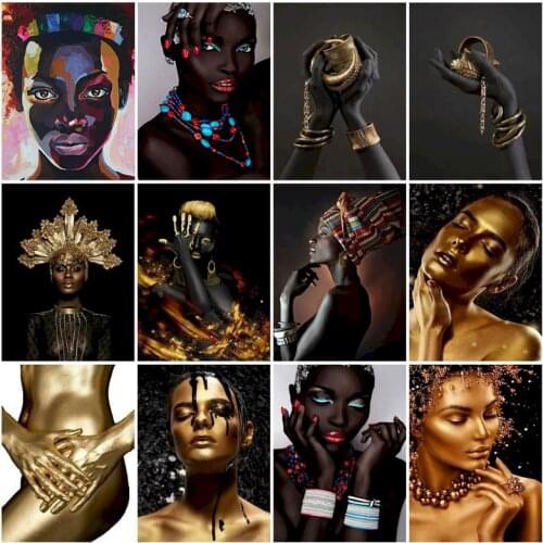 Acrylic Painting By Numbers Kits Frameless 40x50cm Paint By Numbers Figures Digital DIY Number Painting On Canvas Wall Art