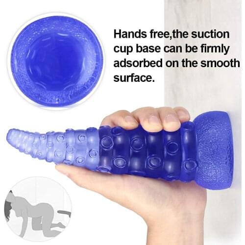 Octopus Tentacle Anal Butt Plug Suction Cup Big Penis Anal Dilator For Men Woman Orgasm Stimulate Huge Dildo Dick Adult Sex Toys