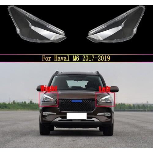 Car Headlight Shell Lamp Shade Transparent Cover Headlight Glass Headlamp Lens Cover For Haval M6 2017 2018 2019