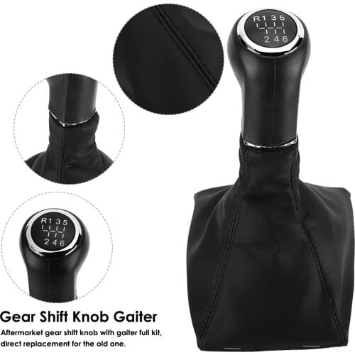 6Speed Car Styling For Opel ASTRA H Gear Shift Knob Lever Shifter Gaiter Boot Handbrake Anti Slip Parking Boot Cover Case Collar