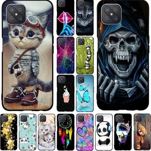 Case For OPPO A92S Case Silicone Soft TPU Back Cover For OPPO A92S A 92S Phone Cases Cute Cool Cover Funda Bumper Protective Bag