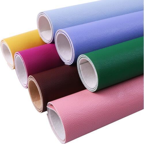 David accessories 20*33cm fine Lychee pattern Faux Leather Fabric Artificial Synthetic Pu DIY Sewing Bag Material,1Yc4432