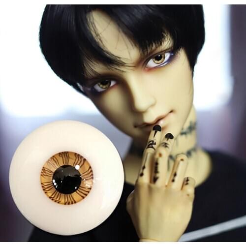 G10-172 children toy bjd sd 1/3 msd 1/4 1/6 dolls props Accessoriess eyesball 14.16.18mm patterned pupil with box 1 pair