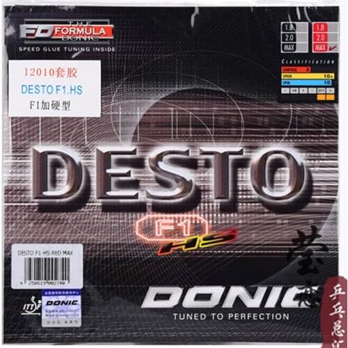 Donic DESTO F1 HS and DESTO F1 plus table tennis rubber for table tennis racket ping pong racket