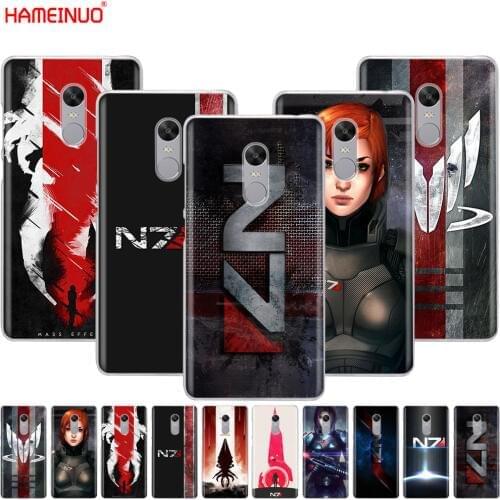 HAMEINUO N7 Mass Effect Cover phone Case for Xiaomi redmi 5 4 1 1s 2 3 3s pro PLUS redmi note 4 4X 4A 5A