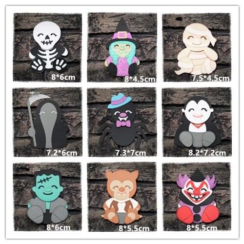 Halloween Metal Cutting Dies Stencils for DIY Scrapbooking Decorative Embossing DIY Paper Cards 89