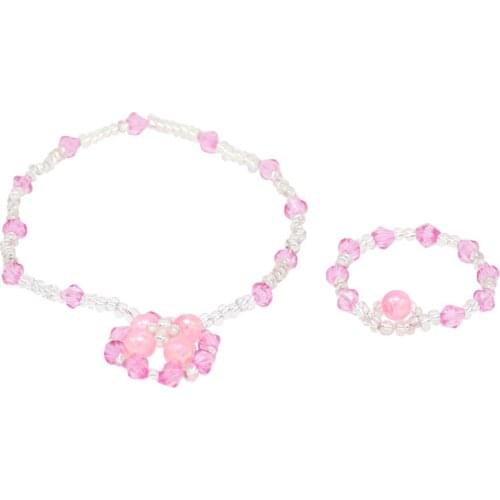 Fashion Dolls Accessory Necklace Bracelet Beads Kit for 18'' American Doll Doll