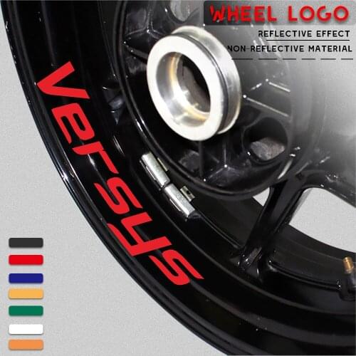 Motorcycle wheel stickers decorative decals reflective waterproof trend frame decals for KAWASAKI VERSYS versys