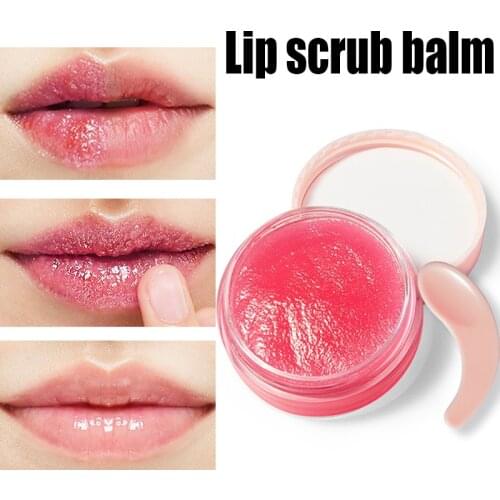 Gentle Exfoliating Moisturizing Lip Scrub Lip Care Balm Lip Plumper Reduce Lip Lines Repairer Anti Aging Anti Wrinkle Lip Mask