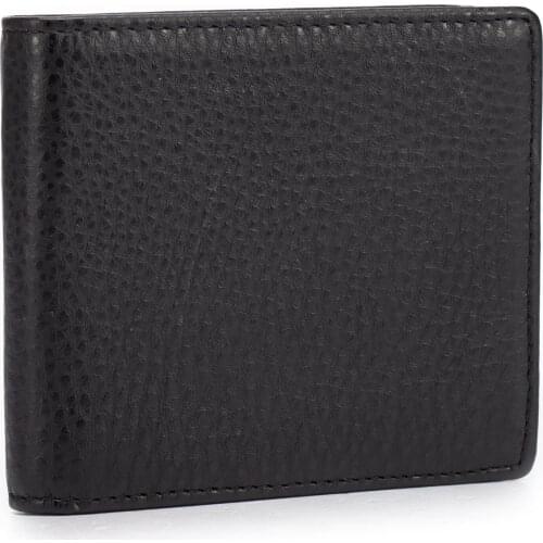 2019 New retro style unisex multi-function short wallet genuine leather bag women wallets high quality purse