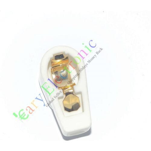 Wholesale and retail 50pc 8.8mm GOLD Tube Anode Caps Ceramic Socket valve fr 807 6146B FU25 24A 310A free shipping