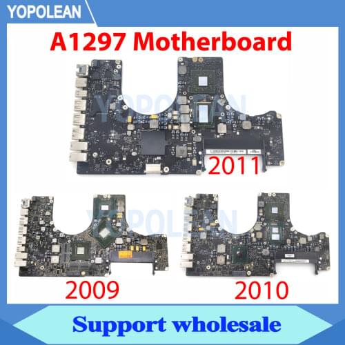 Original Motherboard For Macbook Pro 17" A1297 laptops Logic Board 820-2914-A 820-2914-B 2011 Years