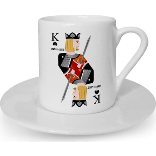 Personalized Spade Pastor Turkish coffee Cup