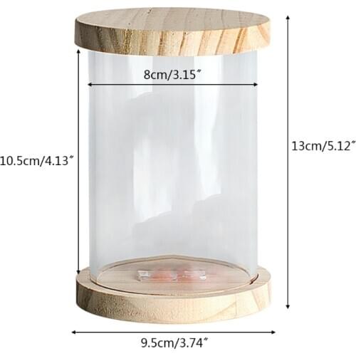 Acrylic Display Show Case Clear Doll Box Collectible Dustproof Waterproof Holder 37MF