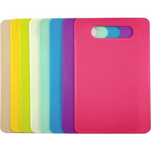 Cutting Board Nonslip Plastic Chopping Board Food Cutting Block Mat Tool Kitchen Cook Supplies Fruit and Vegetable Cutting