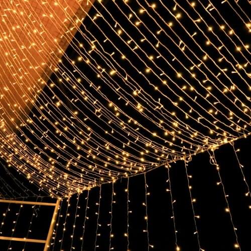 5M Christmas Led String Light Waterproof Outdoor Droop Led Curtain Icicle Lights New Year Wedding Party Garden Garland Light
