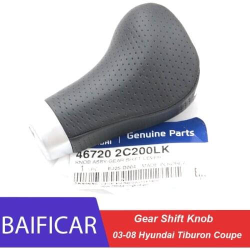 Baificar Brand New Genuine Auto Shift Gear Knob Lever 467202C200LK For 2003-2008 Hyundai Tiburon Coupe