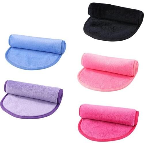 Microfiber Facial Cloth Pad Reusable Makeup Remover Cleansing Face Towel 40X17cm Comfortable Breathable Soft and Elastic