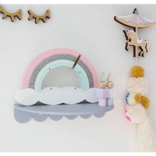 Nordic Children Rainbow Coin Box Cartoon Room Decoration Gift Rainbow Piggy Bank Childrens Birthday Gift