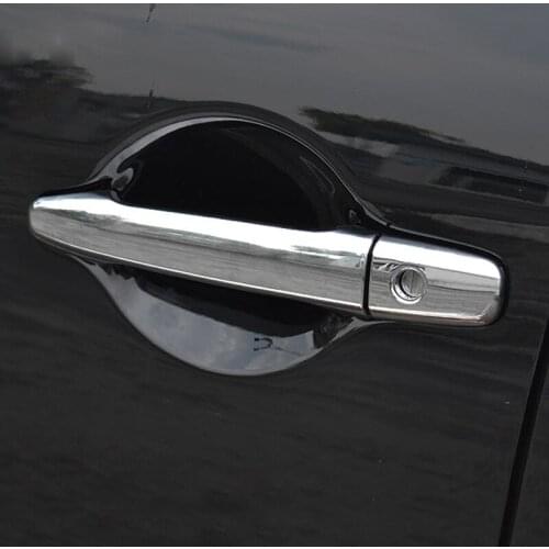 For Mitsubishi ASX RVR 2013-2020 Exterior Accessories ABS Chrome Side Door Handle Cover Trim Car Styling