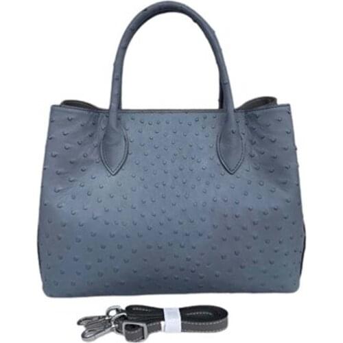 Fanzunxing Ostrich leather Female bag leisure handbag One shoulder cross-body bag fashion female Ostrich bag women handbag