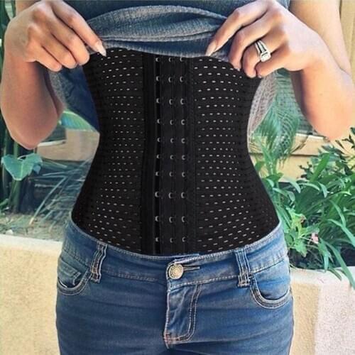 Women Casual Corset Waist Training Shaper Body Shapewear Underbust Belt Tummy Slimmer Control Soft Steel boned Back Support Belt