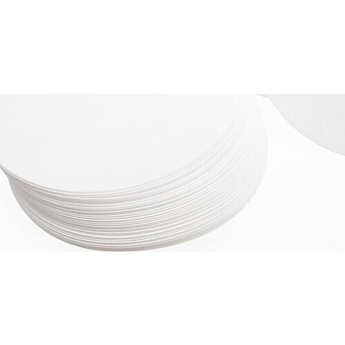 100Pcs/Set 7/9/11/12.5/15/18cm Qualitative Filter Paper Circular Funnel Filter Sheet Slow Speed 10-15um