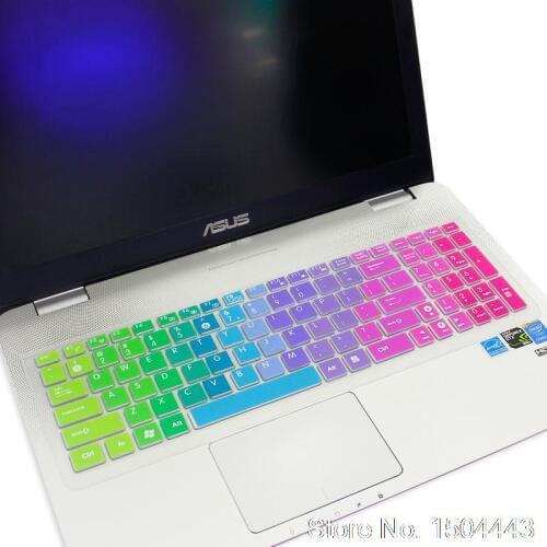 15 inch laptop keyboard Silicone Protective Keyboard Cover for Asus UX501 N56 A550 FL5600L FL5800L FX50jk w519l K555l zx50 x555s