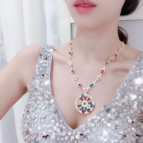 Luxurious High-end gorgeous Trend fashion Lady Necklace Dance party woman Necklace Bestie party Queen princess Free shipping