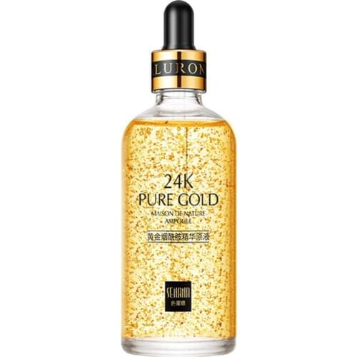 24K Gold Moisture Pure Hyaluronic Acid Serum Anti-wrinkle 15/50/100ml Gold Nicotinamide Skin Liquid Care E3U4
