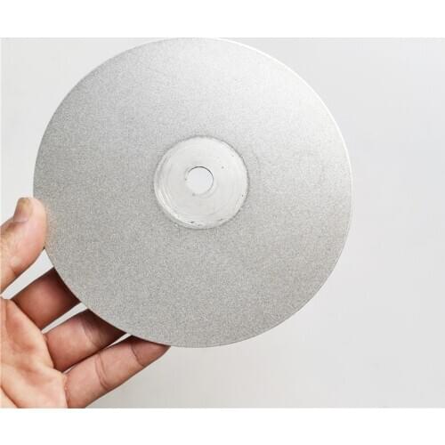 6 Inch Grit 240 Grit Diamond Coated Flat Lap Wheel Jewelry Grinding Polishing Disc