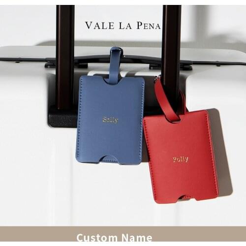 Custom Name Luggage Tag Portable Label Suitcase Pendant handbag Leather Suitcase Accesso unisexries Letter Baggage Gift 6 colors